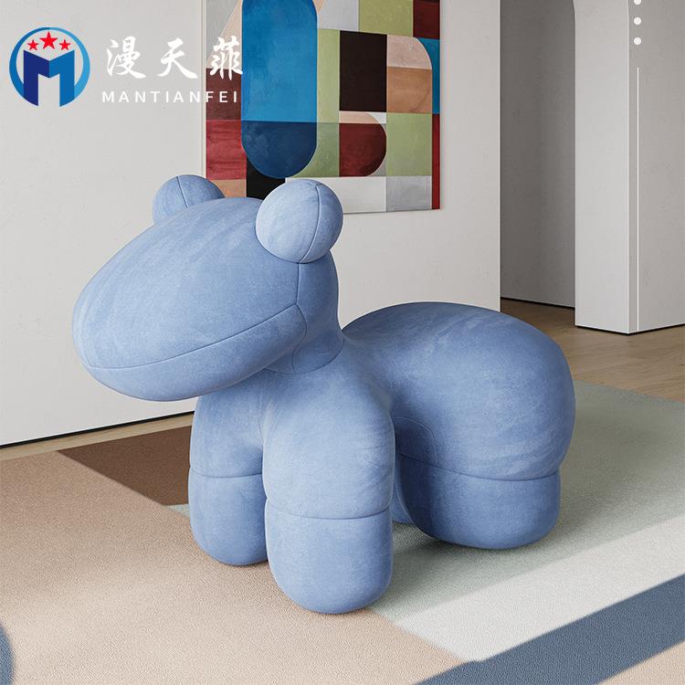 小物马椅椅子客塑子钢动凳个性小厅朋友坐凳多色卡通座椅创意小蚂