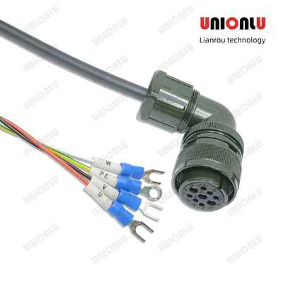 需定制汇川编码器线SV660/630伺服电机动力线S6-L-P124-5.0-T/P12