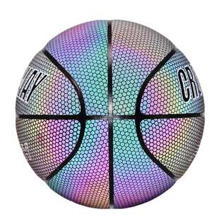 厂家克洛斯威发光夜光篮球 反光篮球7号PU外贸体育用品代发