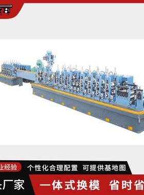 金属镀锌管制管机 圆管变方管成型机 大管径钢管直缝制管设备