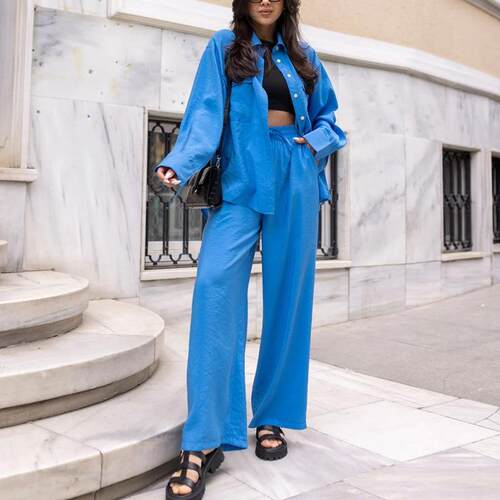 Women's long sleeved long pants shirt set, size 2