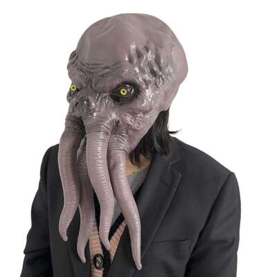 Baldur Gate 3 博德之门3Illithid夺心魔乳胶面具头套万圣节道具