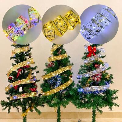 Christmas Decoration LED Ribbon Lights Christmas Tree Orname