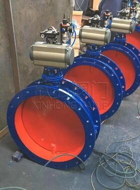 D641W气动通风蝶阀型号高温焊接高压欣弘阀门