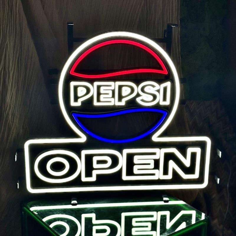 酒吧商用铁艺霓虹灯一体成型悬挂招牌跨境氛围广告居家装饰灯