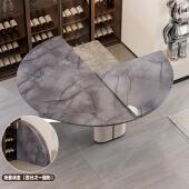 圆桌面板家用四分台圆台面大圆桌面15人饭桌面板圆形折叠圆桌面