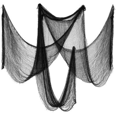 Halloween Black Creepy Gauze Cloth for Halloween Decoration1