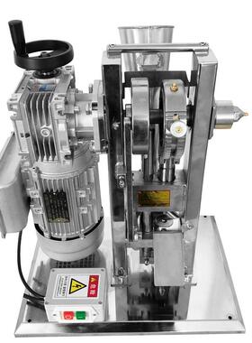 新-TYP系列单冲压片机粉末颗粒单冲压片机电动手动小型台式压片机