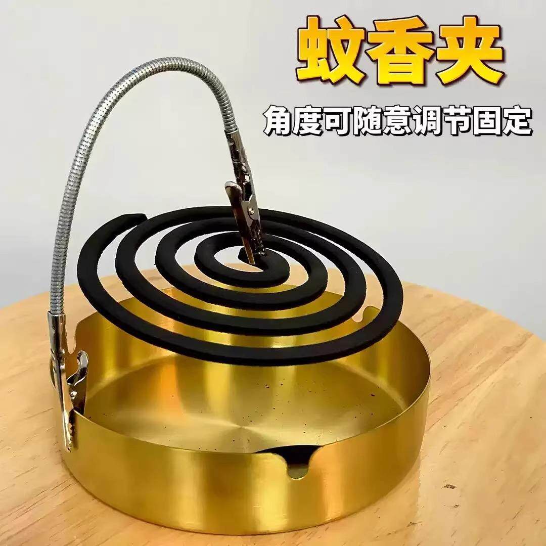Minimalist Dual-Head Alligator Clip for Mosquito Coil, Ad Ca - 实物图