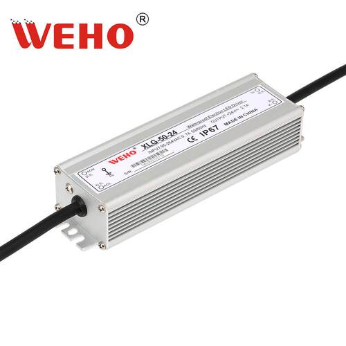 WEHO伟豪led防水开关电源XLG-50W直流变压转换器IP67户外直流电源