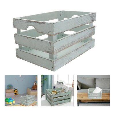 Wooden Storage Box Bins Multi purpose Container Toys