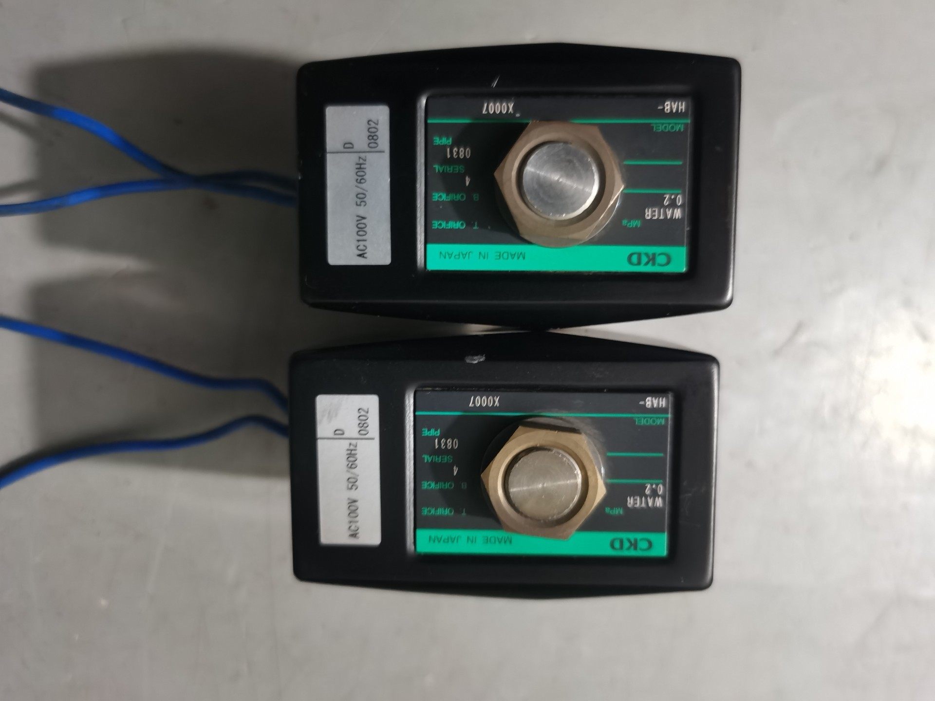 CKD电磁阀HAB-X0007日本原装进口拆机二手，标价为单