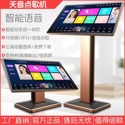 工厂直销天音点歌机家庭ktv卡拉ok机家用k歌触控屏幕All唱歌机