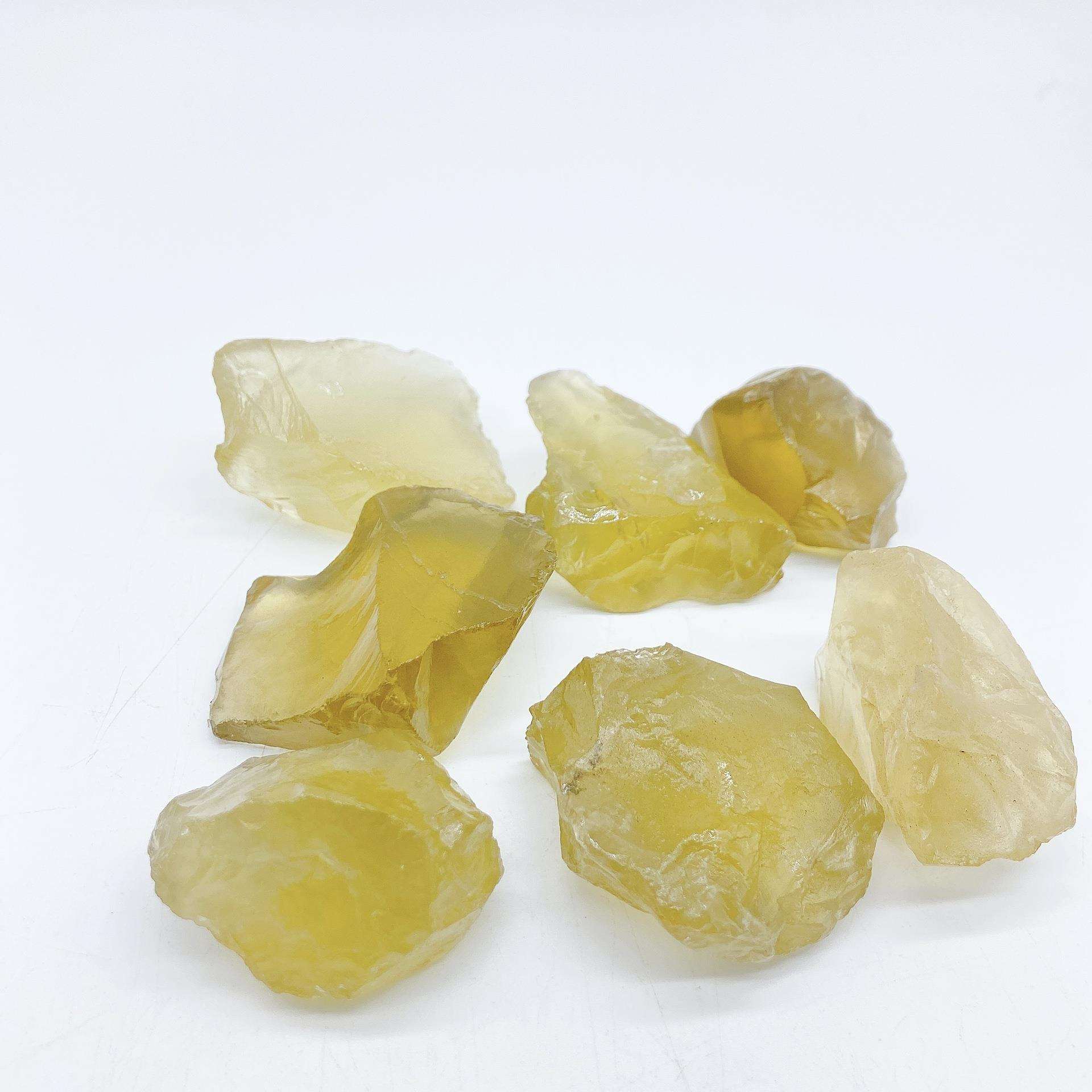 厂家供应天然黄水晶原石原矿大颗粒不规则多材质可选厂家直销