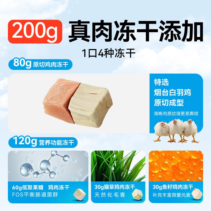 四a干无n顽p皮冻XHK成拼y猫粮幼猫猫专价用全营养谷年猫W粮成8kg