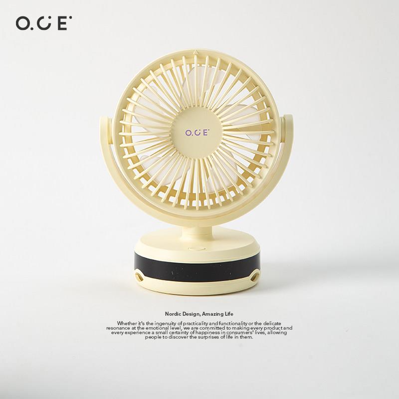 OC大E多巴胺面夹子风扇电办公室静音桌小HSPP2500风扇风力可固定