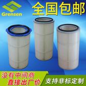 工业六耳快拆除尘滤芯静电喷涂塑粉回收空气滤芯器喷砂抛丸机滤筒
