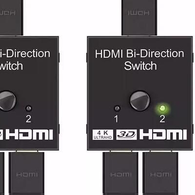HDMI Splitter 2 Input to 1 Output or 1 in to 2 Out Supports