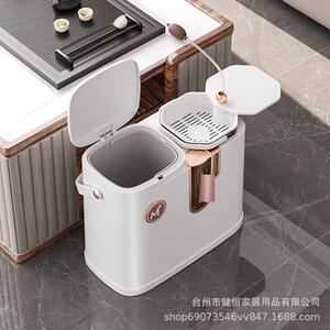 健恒家居用品茶水桶茶桶茶渣桶茶具配件茶台排水管茶水分离垃圾桶