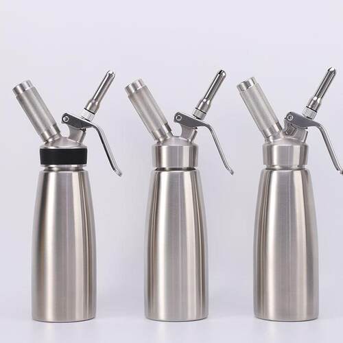 LOGO500ML不锈钢 奶油枪 奶油发泡器 虹吸气瓶