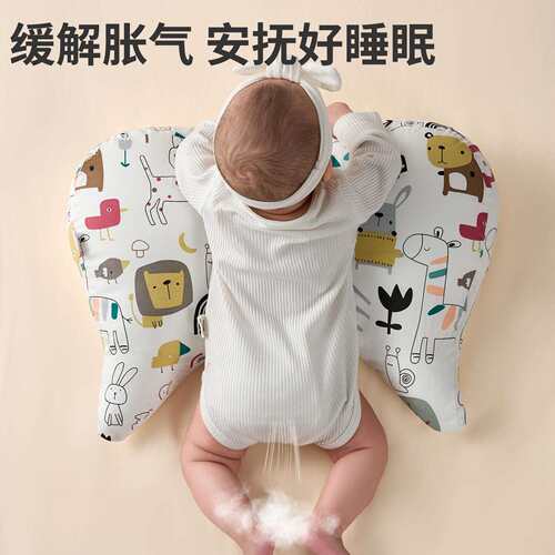 婴儿趴趴枕喂奶斜坡垫宝宝防胀气吐奶躺睡神器排气抬头训练斜坡枕