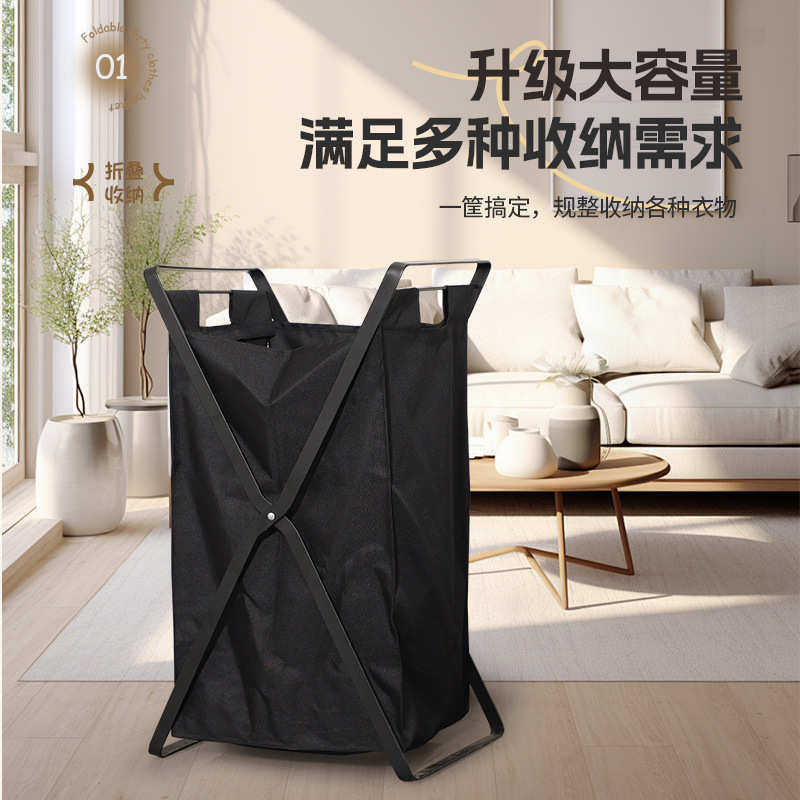 家用浴室换洗衣服收纳筐可折叠大号脏衣篓帆布洗衣篮大容量收纳篮