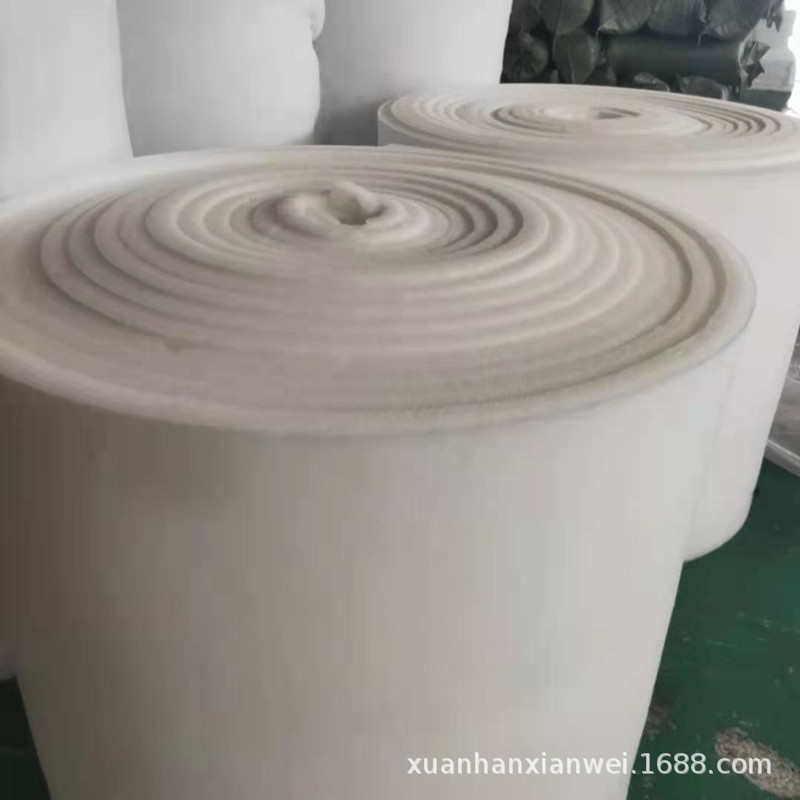 B1级防火20mm初效过滤棉 白色空气过滤棉 烤漆房除尘过滤风口棉