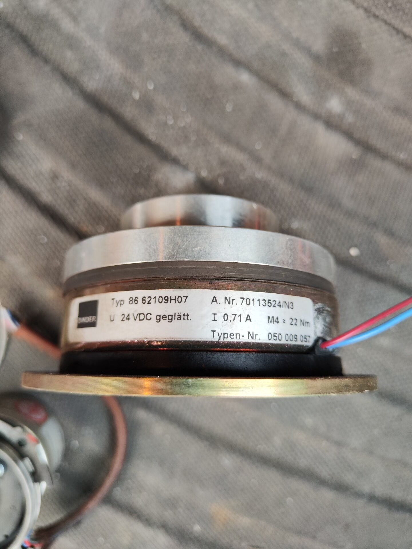 BINDER制动抱闸86 62109H07