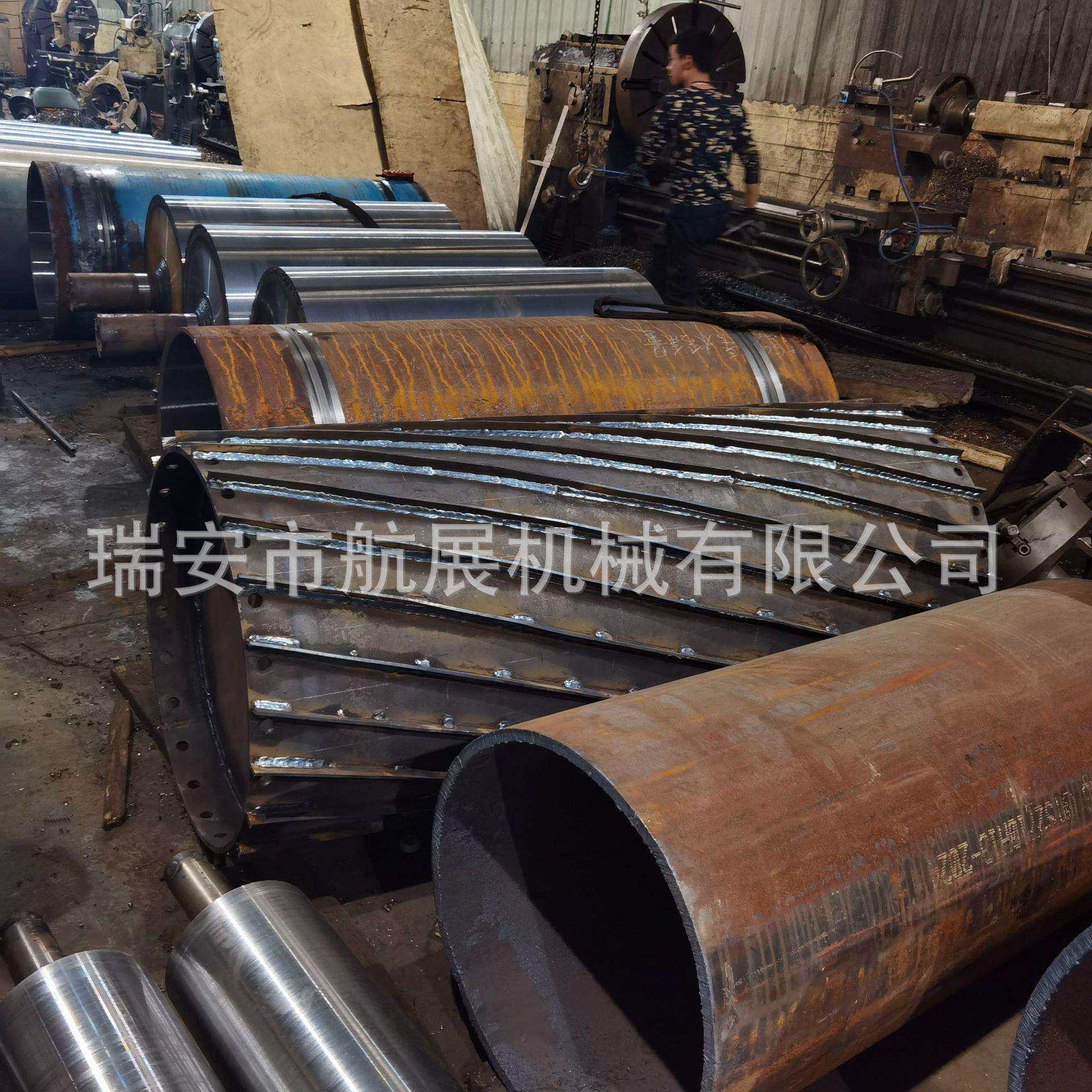 缠绕膜机涂布机淋膜机覆膜机单层双层螺旋式冷水辊冷却辊不锈钢辊