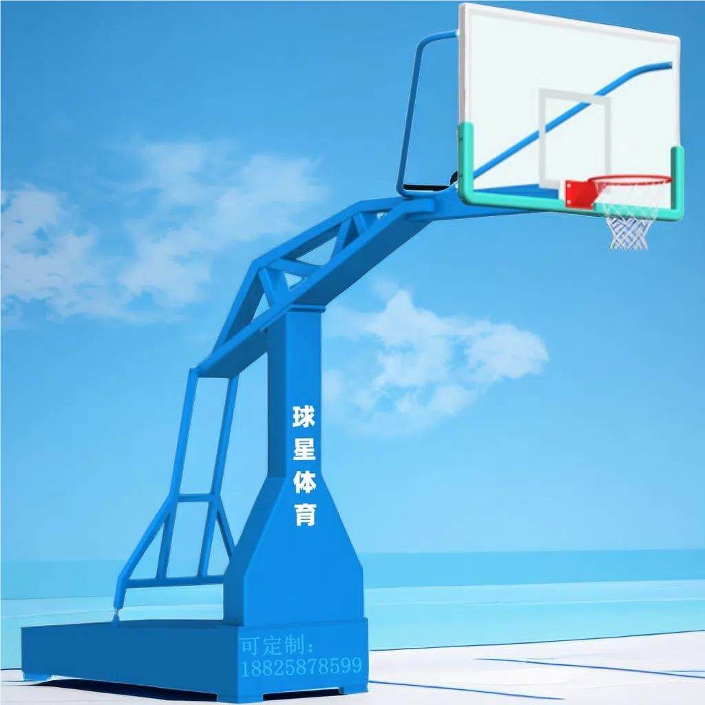埋篮球架箱体式儿地升篮球架童移动篮球架户189外升降降成人学校