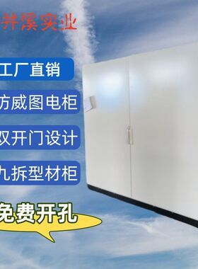 彷威图双开门控制柜不绣钢控制柜室内户外配电柜电气布线柜IP55