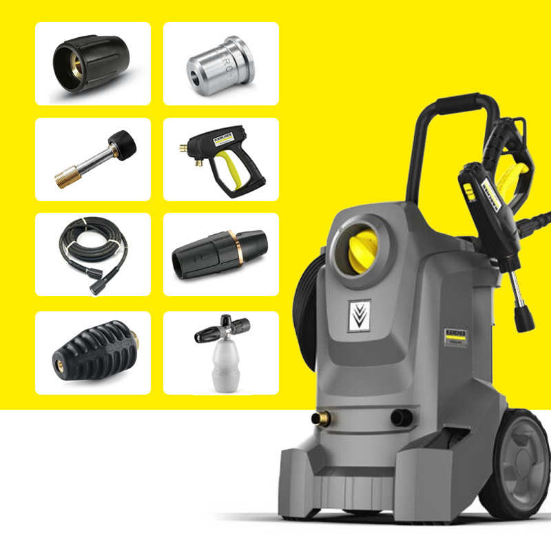 卡赫清洗机HD4/10X配件旋转喷嘴三孔喷嘴高压管枪柄枪杆喷壶对接