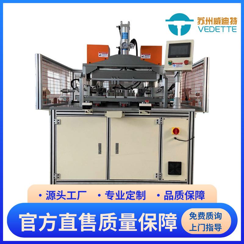 集流管组装机自动上隔板铆压堵头汽车空调铝管加工管件自动装配