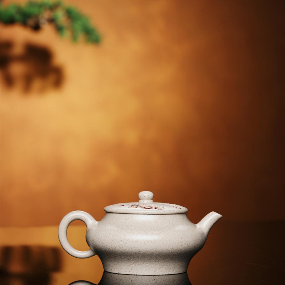 云套腹扁壶装整手工套家茶壶用祥功夫泡茶壶茶具