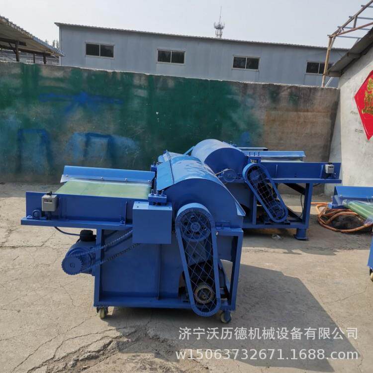 边角料开花机环保废旧毛衣毛裤开花机旧棉被再生棉开花机视频