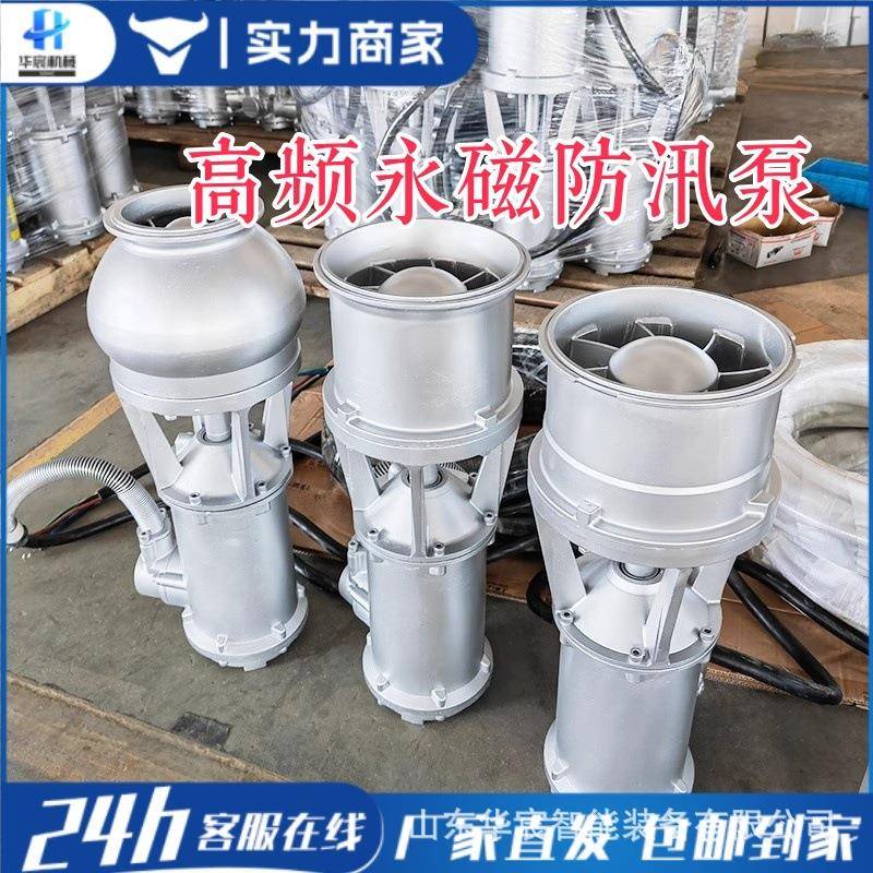 永磁同步潜水泵应急防汛抢险防洪排涝污不锈钢便携式高速轴流泵
