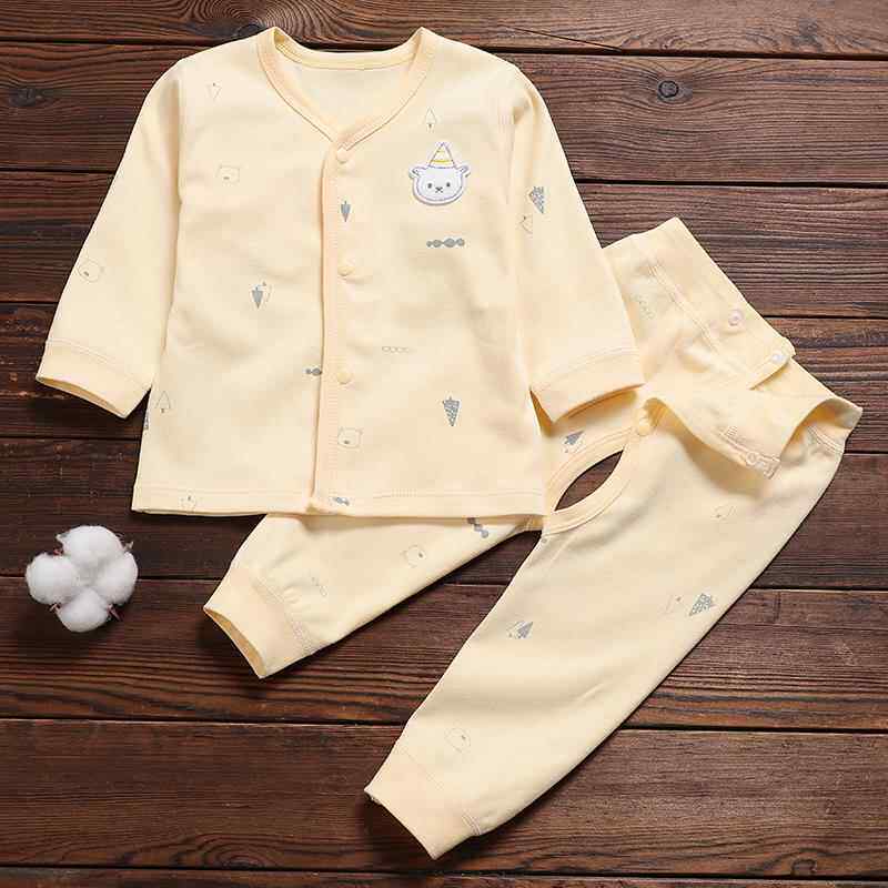 秋季宝宝线衣纯棉a类春秋婴儿分体内衣套装秋衣秋裤无骨裤贴身衣