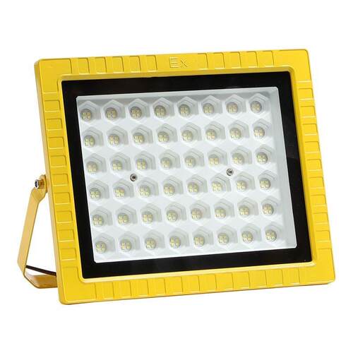 led防爆灯仓库厂房100W200瓦300w防水防尘加油站防爆方形投光灯