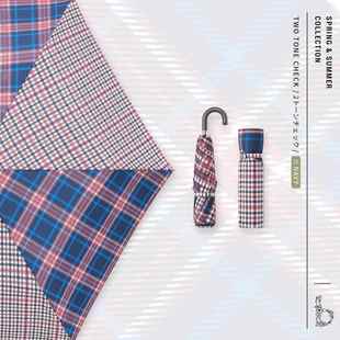 高档复碧蔻资because Ltd小.日本长柄雨伞三折用轻便晴雨两花卉古