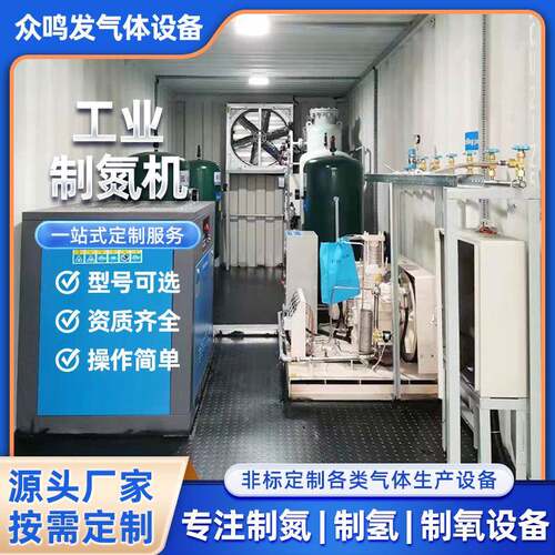 高纯度箱式氮气发生器气态氮气食品工业制氮机变压吸附箱式制氮机