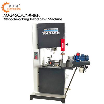 MJ345C细木带锯机板材开料弯料锯送料器机械设备