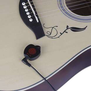 KQ-15吉他拾音器多功能拾音器抗干扰无需开孔拾音器贴片拾音器