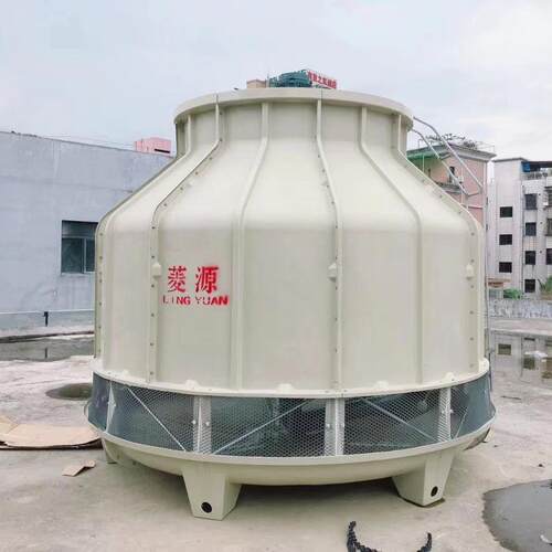 汕头供应150T冷却塔逆流式圆形150T水塔工业循环水冷却系统应用