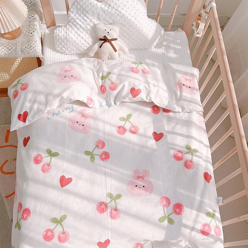 婴儿被子秋冬初生宝宝盖被儿童幼儿小园午睡全专用棉被纯棉子母四