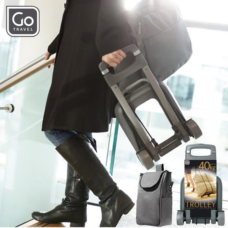 Gotravel轻便购物小拉车 可折叠旅行手拉车 超轻便携家用与旅行用