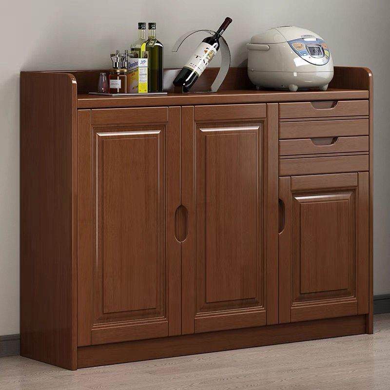 实木餐具柜现代极简主义酒柜柜墙低柜客厅办公室茶柜储物柜