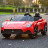 高档玛莎拉孩蒂坐儿童电动车可大人小遥四控汽车婴儿宝宝充电轮玩