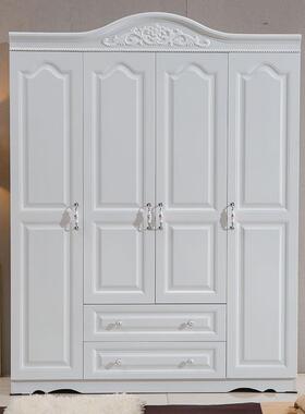 经济型柜子三SDT四门卧衣柜收装纳板式多功功能组欧式多室能收纳