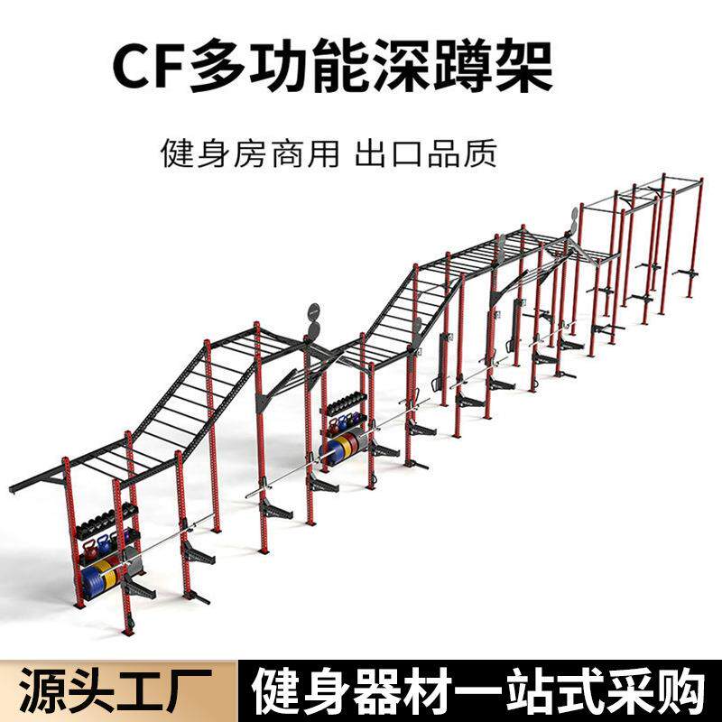 CF综合训练架crossfit多功能深蹲架无限扩展体能力量攀爬架健身器