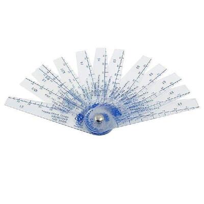 Plastic Feeler Gauge 0.05-1Mm Thickness Measuring Tools 13